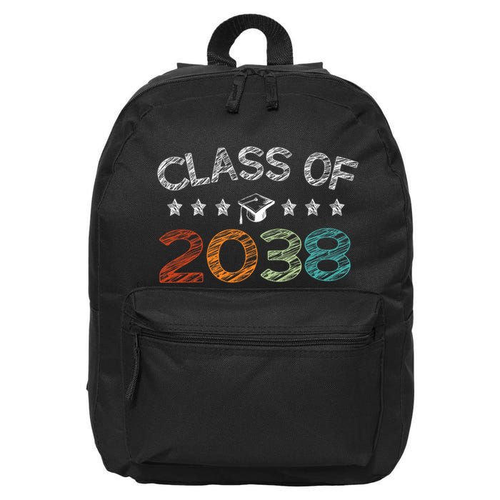 Class Of 2038 Grow With Me First Day School 16 in Basic Backpack
