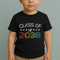 Class Of 2038 Grow With Me First Day School Toddler T-Shirt