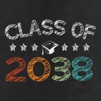 Class Of 2038 Grow With Me First Day School Microfiber Hand Towel