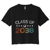 Class Of 2038 Grow With Me First Day School Crop Top