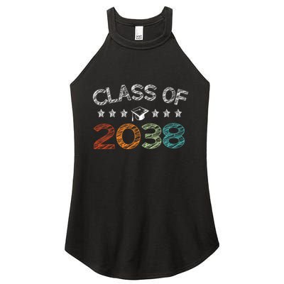 Class Of 2038 Grow With Me First Day School Women's Perfect Tri Rocker Tank