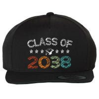 Class Of 2038 Grow With Me First Day School Wool Snapback Cap