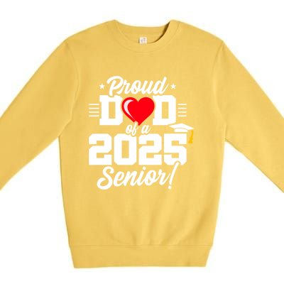 Class Of 2025 Senior Year Proud Dad Senior 2025 Gift Premium Crewneck Sweatshirt