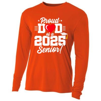 Class Of 2025 Senior Year Proud Dad Senior 2025 Gift Cooling Performance Long Sleeve Crew