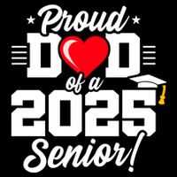 Class Of 2025 Senior Year Proud Dad Senior 2025 Gift Doggie Tank