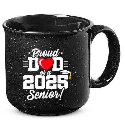 Class Of 2025 Senior Year Proud Dad Senior 2025 Gift 15oz Campfire Ceramic Mug