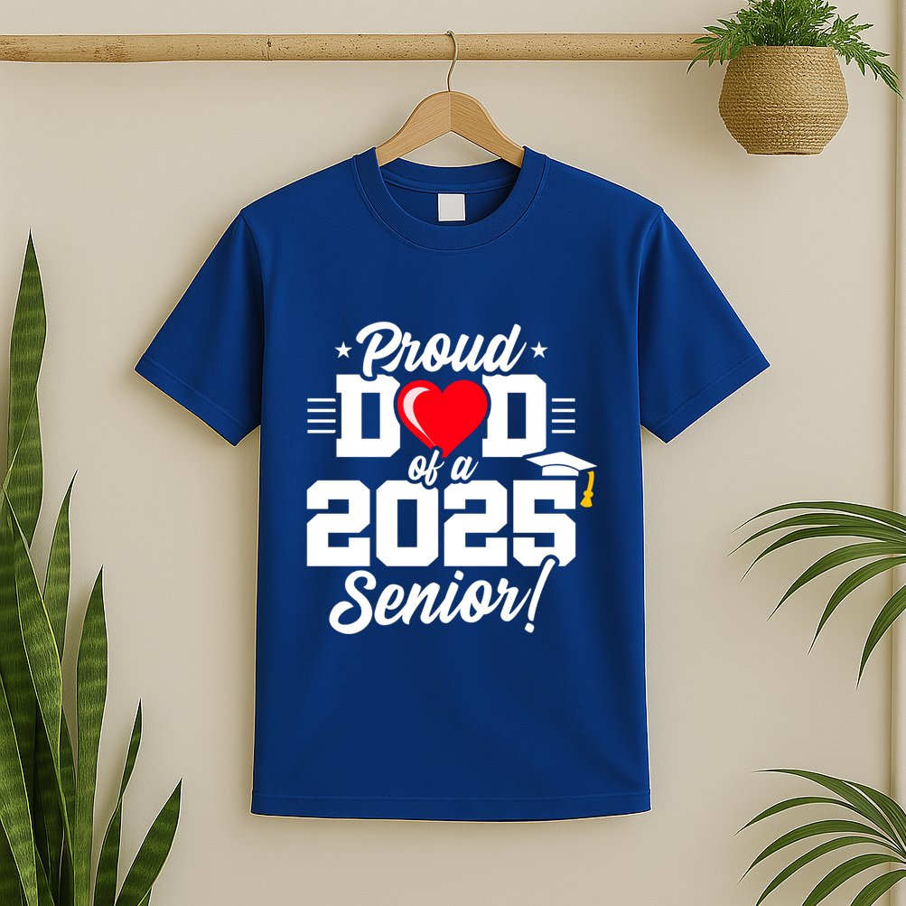 Class Of 2025 Senior Year Proud Dad Senior 2025 Gift T-Shirt