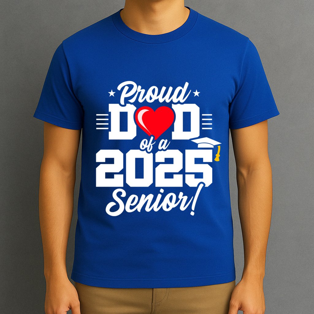 Class Of 2025 Senior Year Proud Dad Senior 2025 Gift T-Shirt