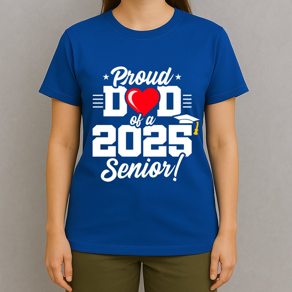 Class Of 2025 Senior Year Proud Dad Senior 2025 Gift T-Shirt