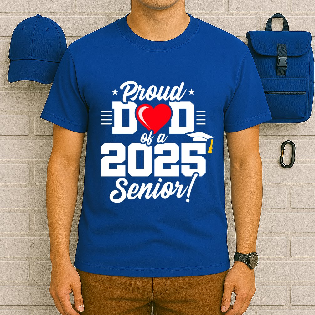 Class Of 2025 Senior Year Proud Dad Senior 2025 Gift T-Shirt