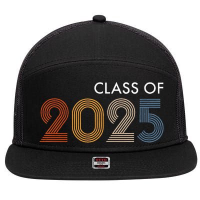 Class Of 2025 College University High School Future Graduate 7 Panel Mesh Trucker Snapback Hat