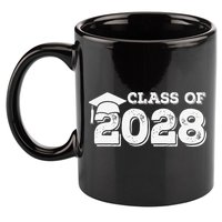 Class Of 2028 Senior Graduation 2028 11oz C Handle Ceramic Mug