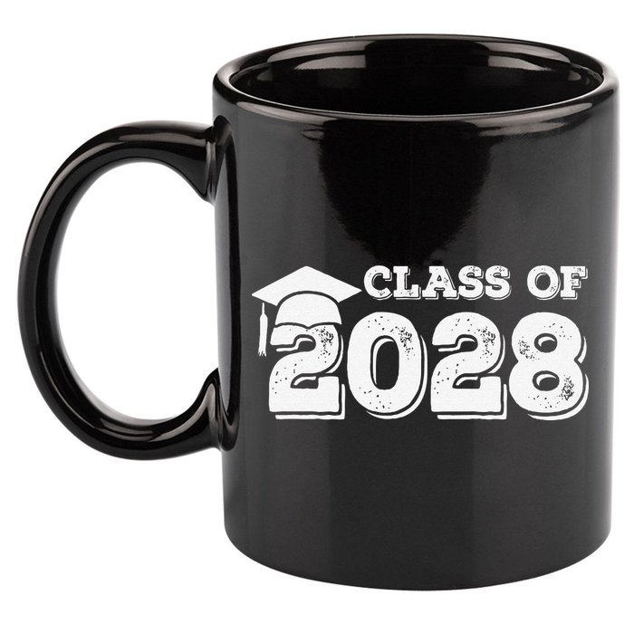 Class Of 2028 Senior Graduation 2028 11oz C Handle Ceramic Mug