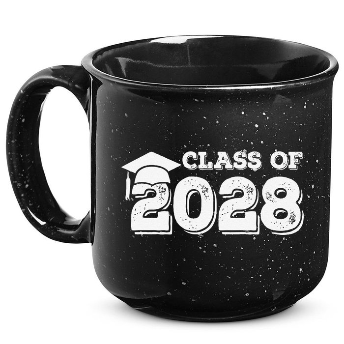Class Of 2028 Senior Graduation 2028 15oz Campfire Ceramic Mug