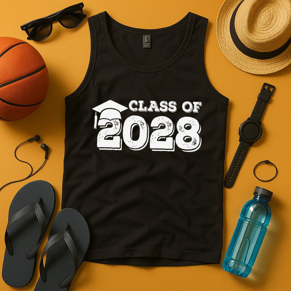 Class Of 2028 Senior Graduation 2028 Tank Top