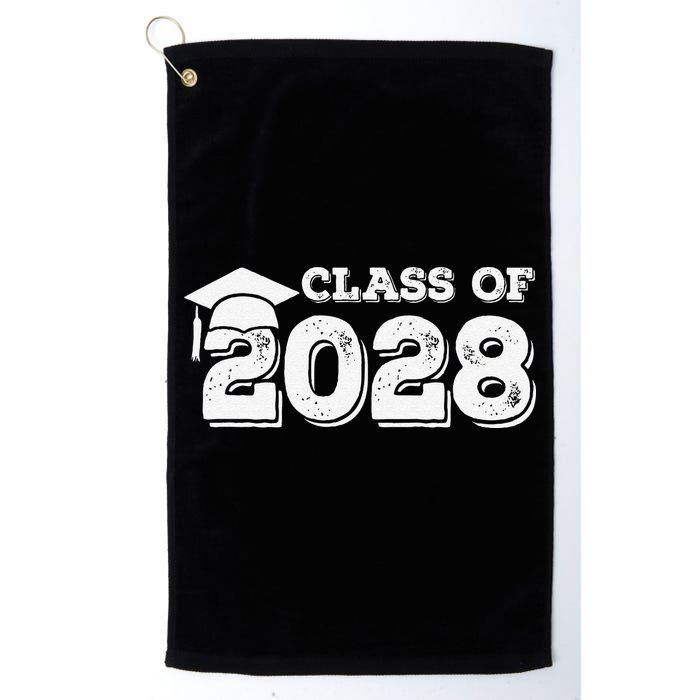 Class Of 2028 Senior Graduation 2028 Golf Towel