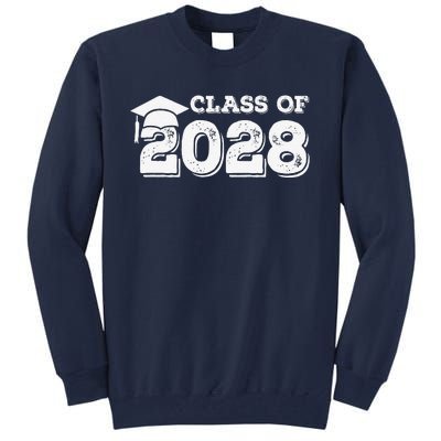 Class Of 2028 Senior Graduation 2028 Tall Sweatshirt