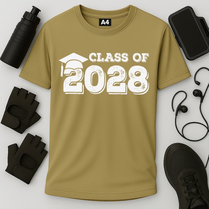 Class Of 2028 Senior Graduation 2028 Cooling Performance Crew T-Shirt