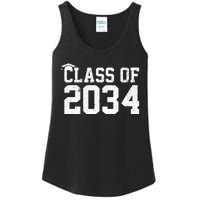 Class Of 2034 Grow With Me Graduation First Day Of School Ladies Essential Tank