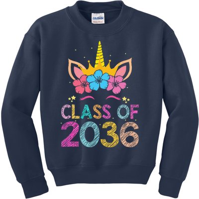 Class Of 2036 Grow With Me Graduation First Day Of School Funny Kids Sweatshirt