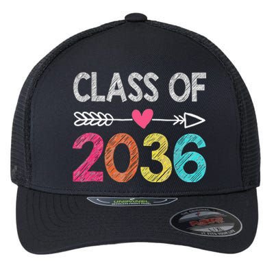 Class Of 2036 Grow With Me First Day Of Kindergarten Flexfit Unipanel Trucker Cap