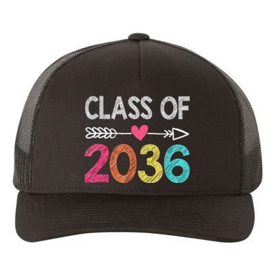 Class Of 2036 Grow With Me First Day Of Kindergarten Yupoong Adult 5-Panel Trucker Hat