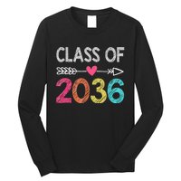 Class Of 2036 Grow With Me First Day Of Kindergarten Long Sleeve Shirt