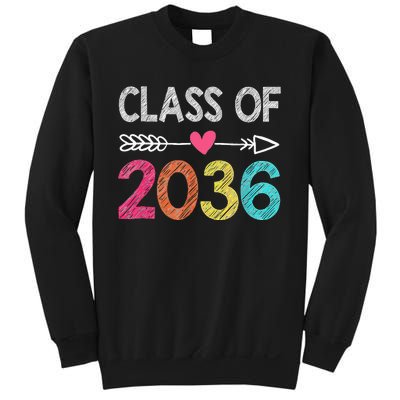 Class Of 2036 Grow With Me First Day Of Kindergarten Sweatshirt