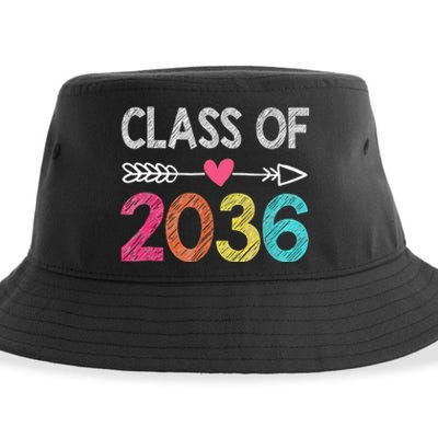 Class Of 2036 Grow With Me First Day Of Kindergarten Sustainable Bucket Hat