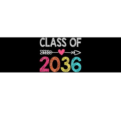 Class Of 2036 Grow With Me First Day Of Kindergarten Bumper Sticker