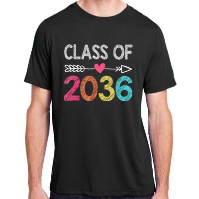 Class Of 2036 Grow With Me First Day Of Kindergarten Adult ChromaSoft Performance T-Shirt