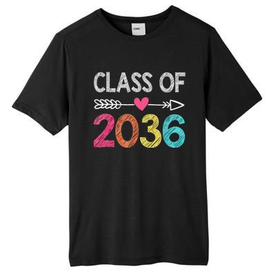 Class Of 2036 Grow With Me First Day Of Kindergarten Tall Fusion ChromaSoft Performance T-Shirt