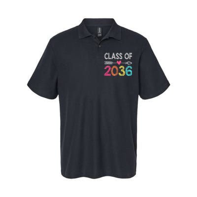 Class Of 2036 Grow With Me First Day Of Kindergarten Softstyle Adult Sport Polo