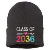 Class Of 2036 Grow With Me First Day Of Kindergarten Sustainable Knit Beanie