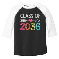 Class Of 2036 Grow With Me First Day Of Kindergarten Toddler Fine Jersey T-Shirt