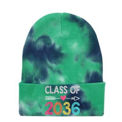 Class Of 2036 Grow With Me First Day Of Kindergarten Tie Dye 12in Knit Beanie