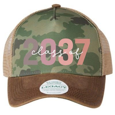 Class Of 2037 Grow With Me First Day Of School Graduation Legacy Tie Dye Trucker Hat