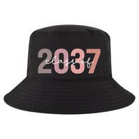 Class Of 2037 Grow With Me First Day Of School Graduation Cool Comfort Performance Bucket Hat
