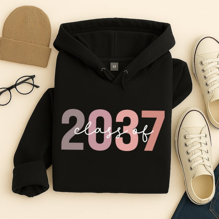 Class Of 2037 Grow With Me First Day Of School Graduation Hoodie