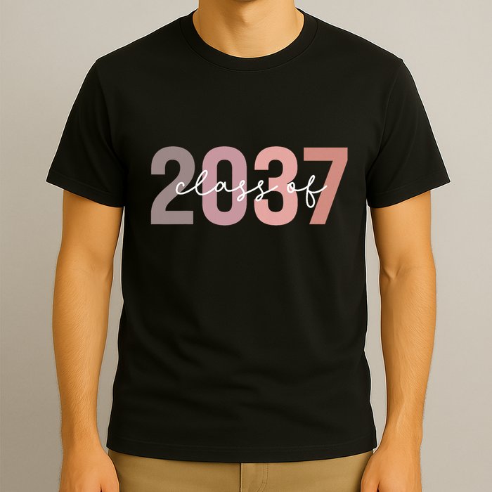 Class Of 2037 Grow With Me First Day Of School Graduation T-Shirt