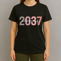 Class Of 2037 Grow With Me First Day Of School Graduation T-Shirt
