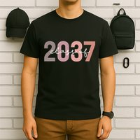 Class Of 2037 Grow With Me First Day Of School Graduation T-Shirt