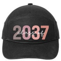 Class Of 2037 Grow With Me First Day Of School Graduation 7-Panel Snapback Hat