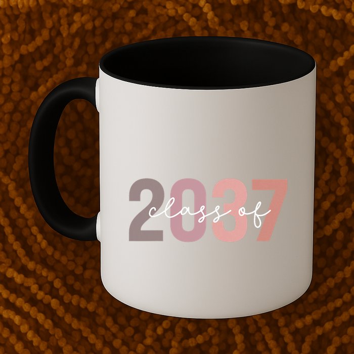 Class Of 2037 Grow With Me First Day Of School Graduation Mug