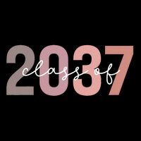 Class Of 2037 Grow With Me First Day Of School Graduation 16 in Basic Backpack
