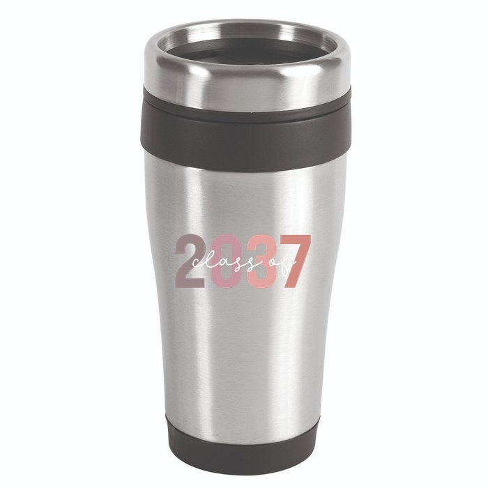 Class Of 2037 Grow With Me First Day Of School Graduation 16oz Travel Tumbler