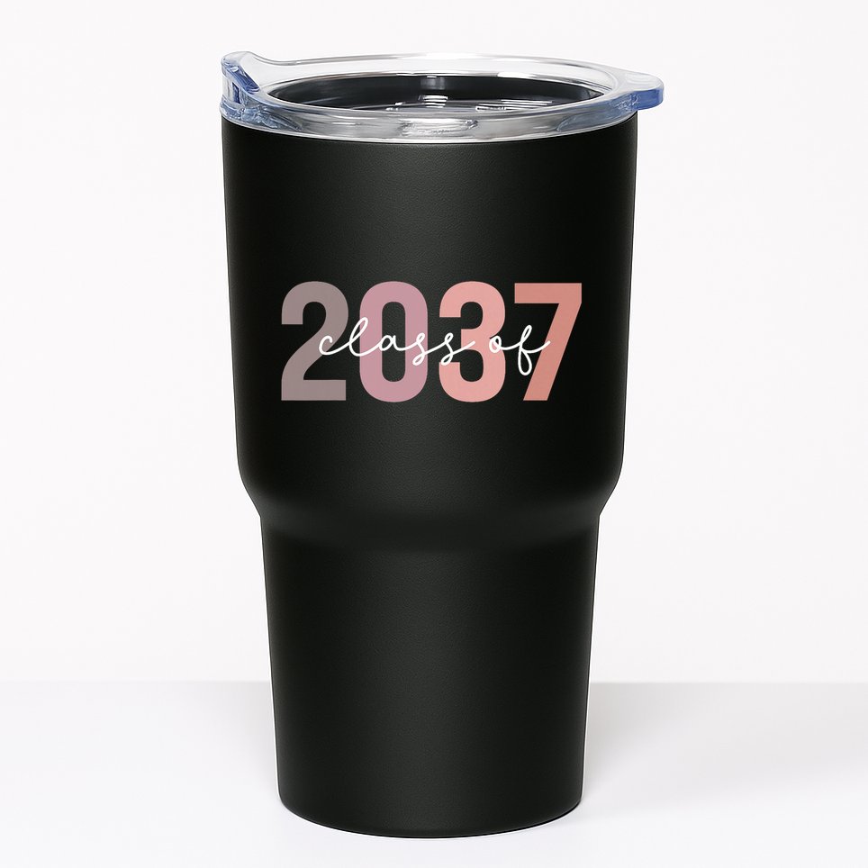 Class Of 2037 Grow With Me First Day Of School Graduation Tumbler