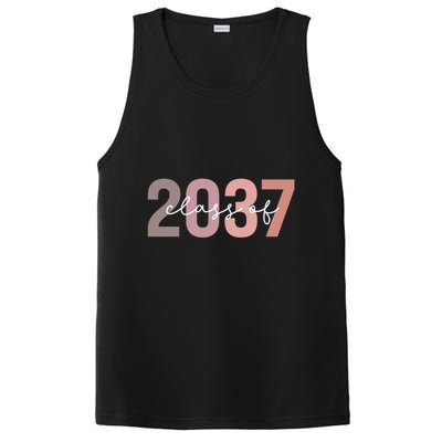 Class Of 2037 Grow With Me First Day Of School Graduation PosiCharge Competitor Tank