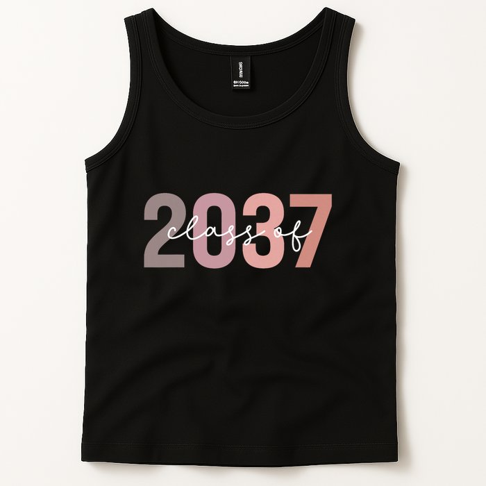 Class Of 2037 Grow With Me First Day Of School Graduation Tank Top