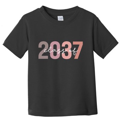 Class Of 2037 Grow With Me First Day Of School Graduation Toddler T-Shirt